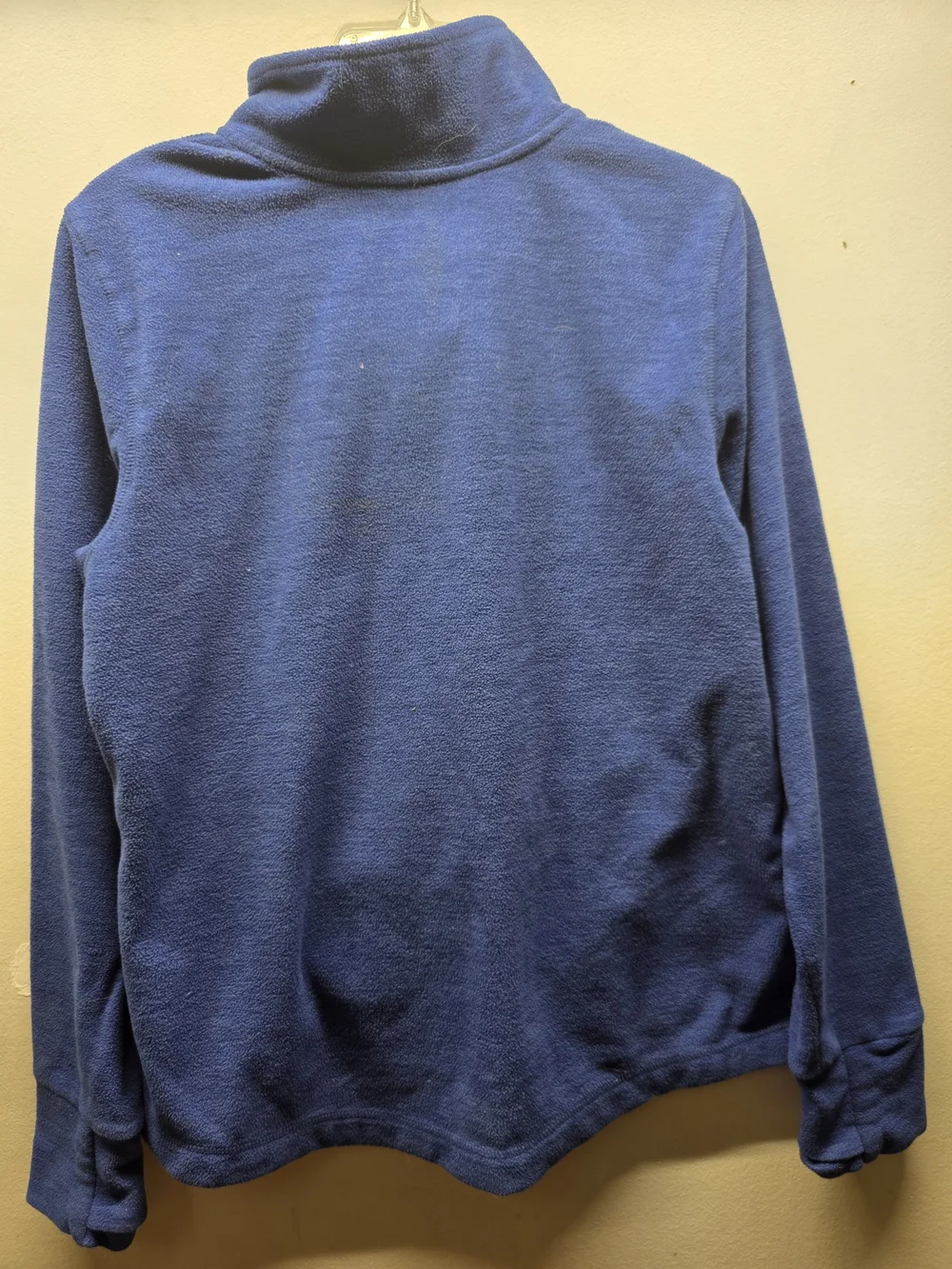 tek gear Men's Blue Half-Zip Fleece Pullover